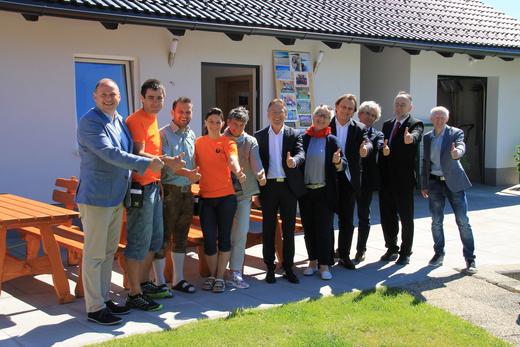 Eröffnung neues Klubhaus und Begegnungsplatzl Traberg, 